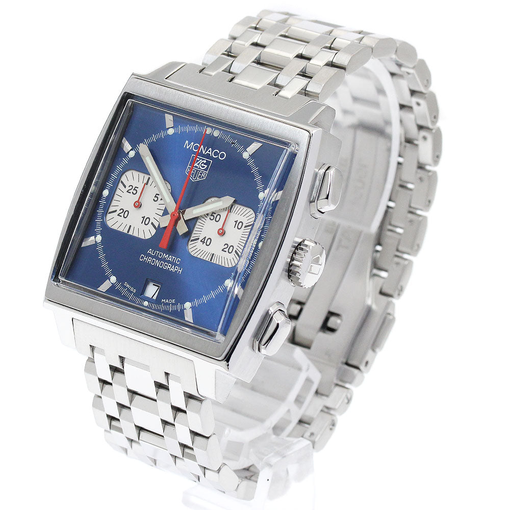 TAG HEUER Monaco CW2113-0 Chronograph Blue Dial Automatic Men's Watch_874647