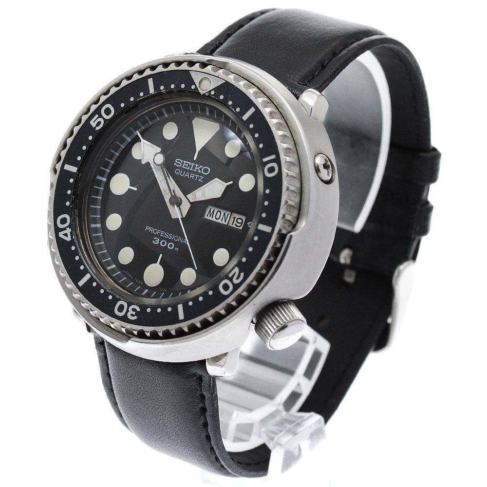 SEIKO Professional Diver 7549-7010 Day Date Tuna Can Quartz Men's Watch_874658