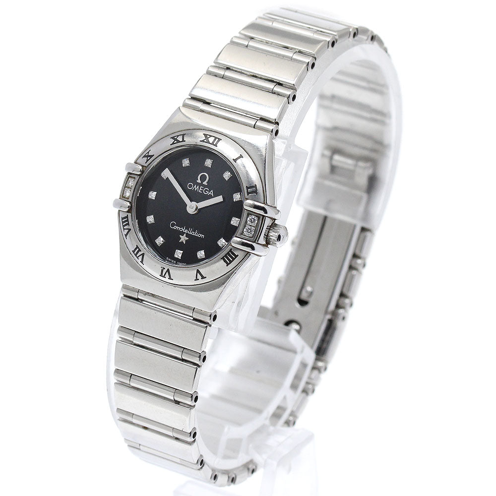 OMEGA Constellation 1566.56 12P diamonds 4P bezel diamonds Quartz Ladies_874678