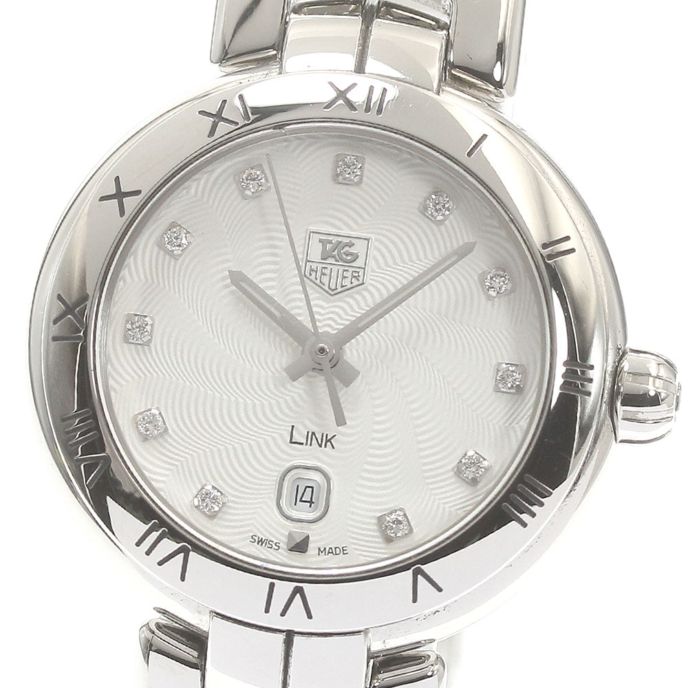 TAG HEUER Link WAT1411.FC6316 11P diamond white Dial Quartz Ladies Watch_874695