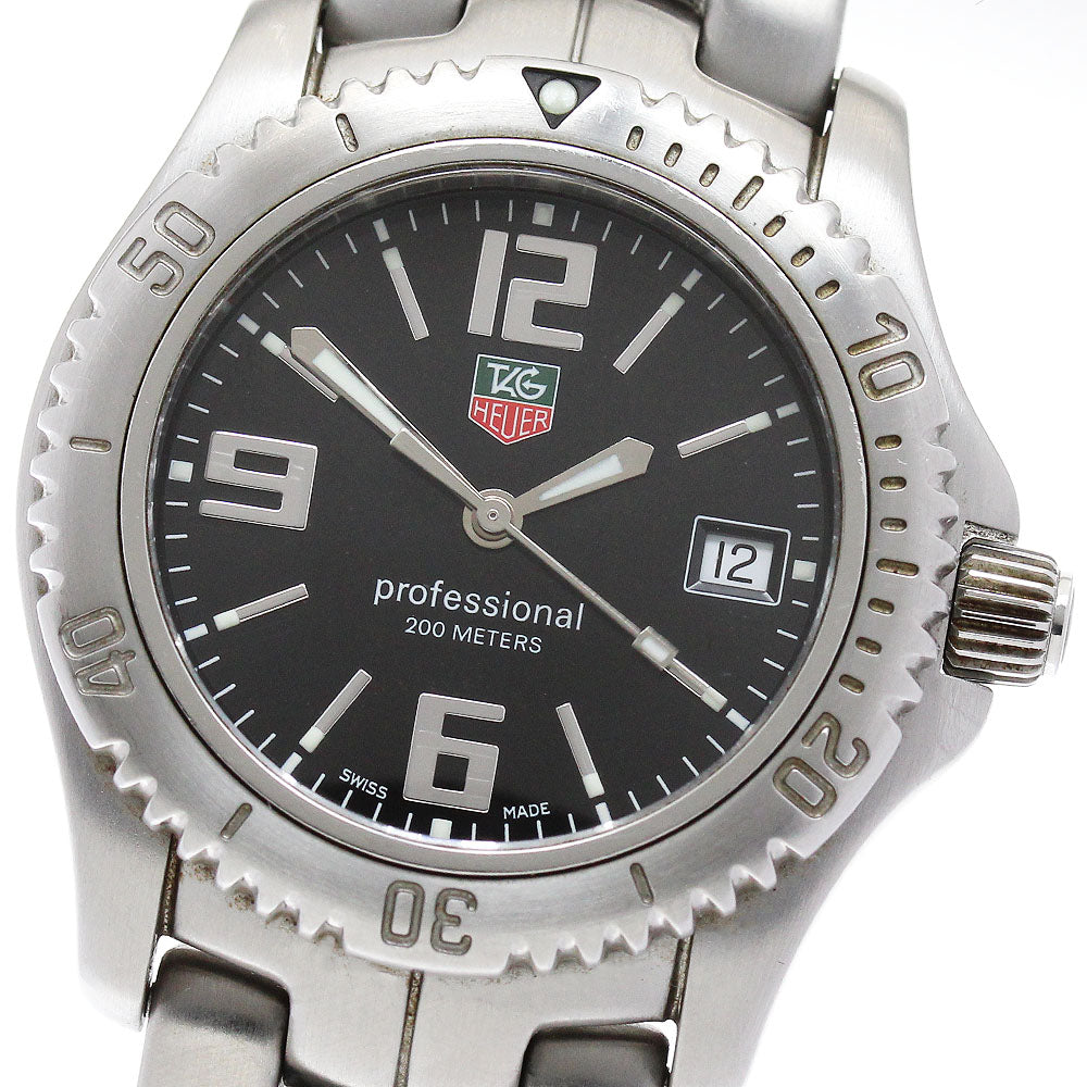 TAG HEUER Link WT1210-0 Date black Dial Quartz Men's Watch_874696