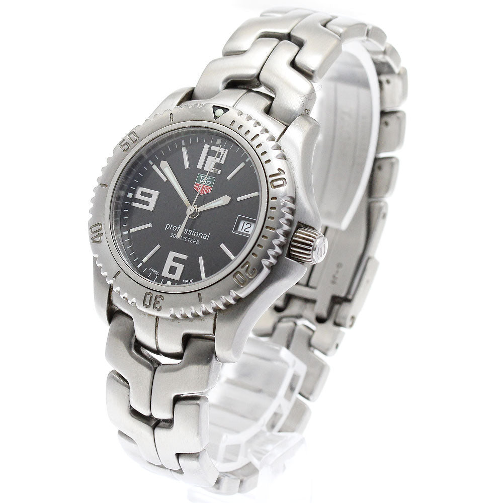 TAG HEUER Link WT1210-0 Date black Dial Quartz Men's Watch_874696