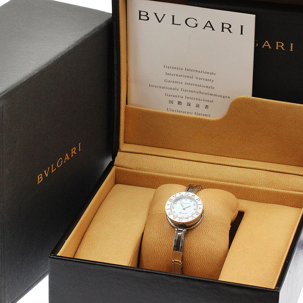 BVLGARI B-zero1 BZ22S Bangle Blue shell Dial Quartz Ladies Watch_874698