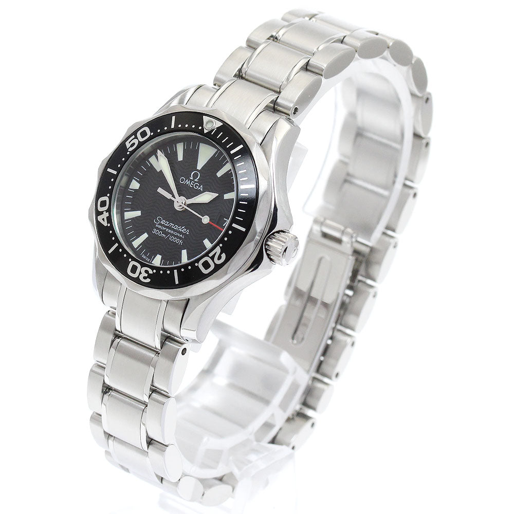 OMEGA Seamaster300 2282.50 Date black Dial Quartz Ladies Watch_874702