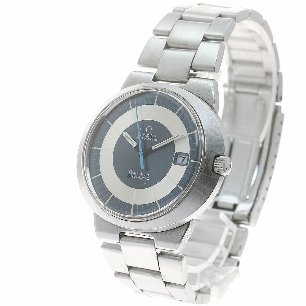 OMEGA Geneve Dynamic Date Silver / Blue Dial Automatic Men's Watch_874704
