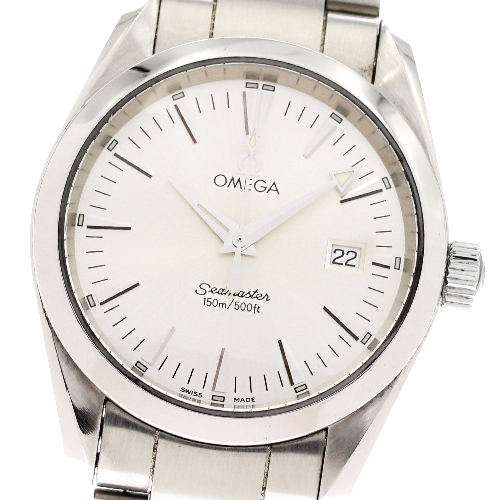 OMEGA Seamaster Aqua Terra 2518.30 Date Silver Dial Quartz Boy's Watch_874776