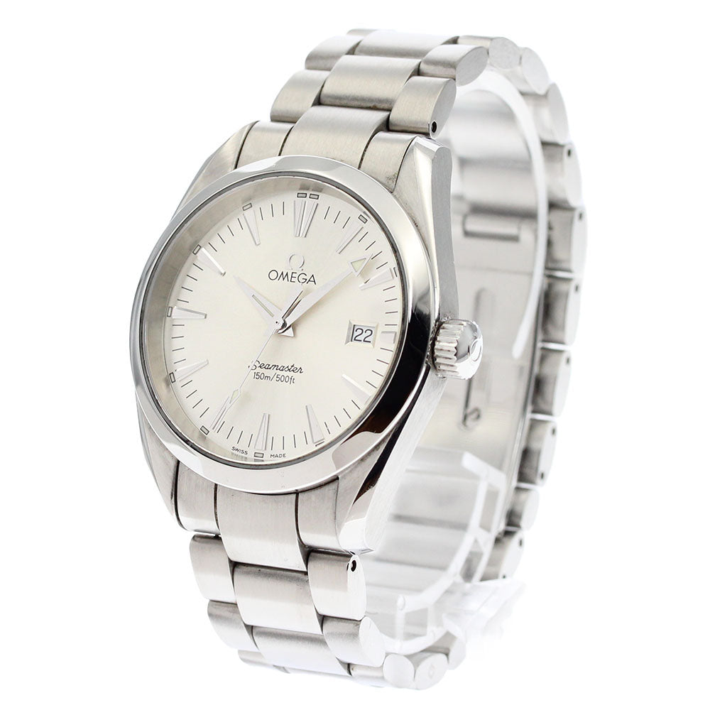 OMEGA Seamaster Aqua Terra 2518.30 Date Silver Dial Quartz Boy's Watch_874776