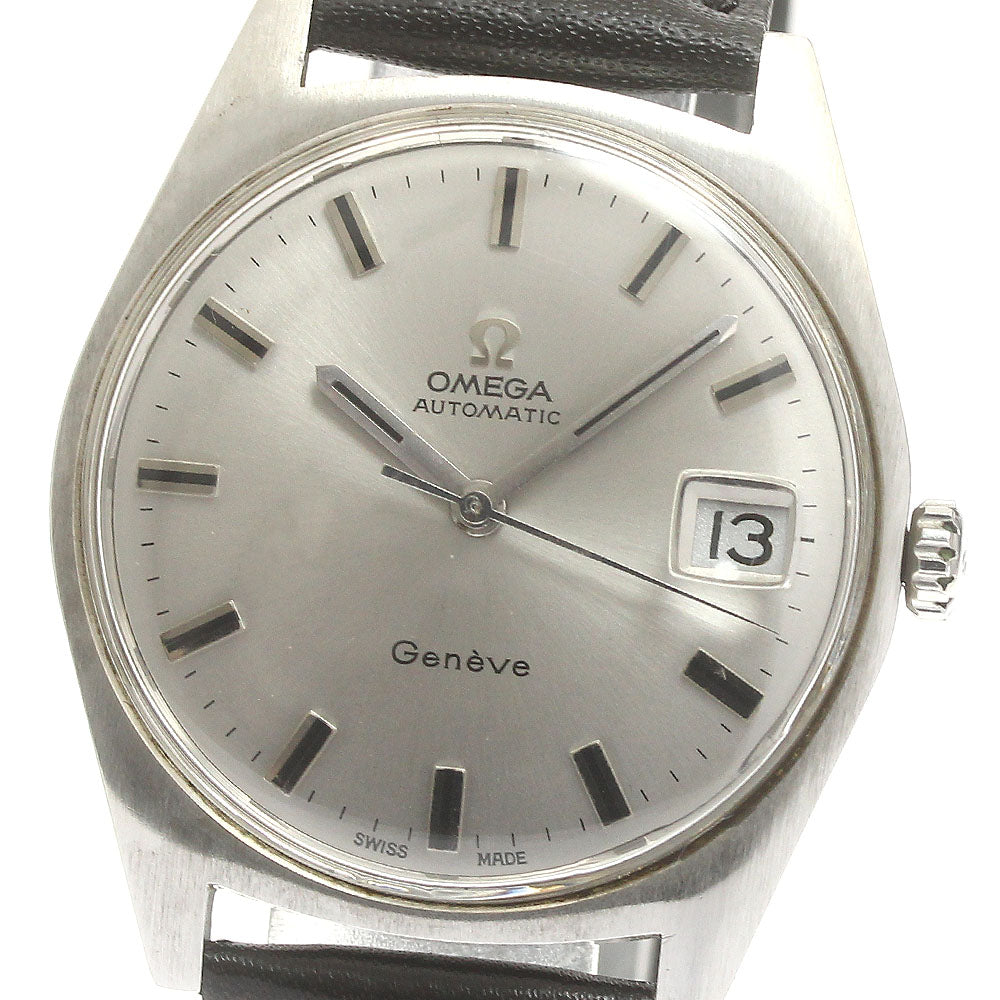 OMEGA Geneve 166.041 Cal.565 Date Silver Dial Automatic Men's Watch_874781