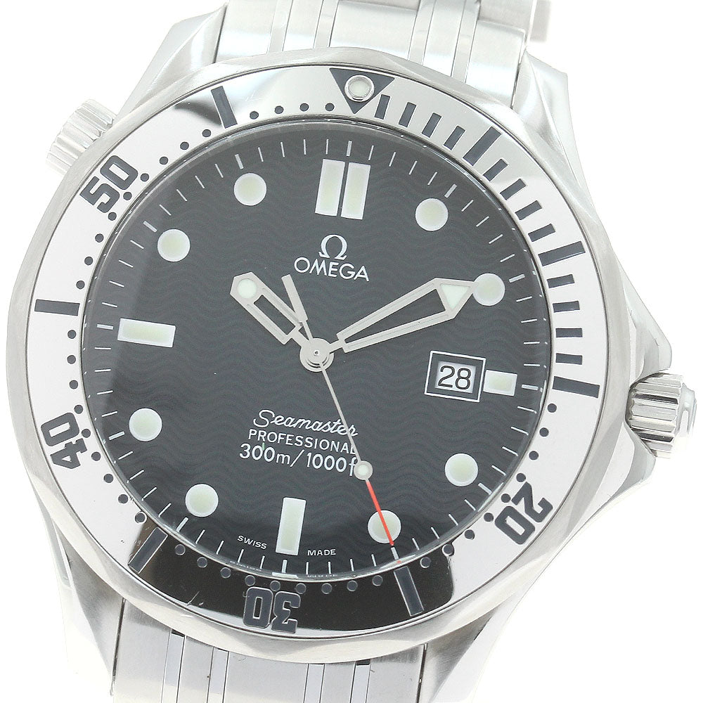 OMEGA Seamaster300 Professional 2542.80 Date Navy Dial Quartz Men's Watch_874801