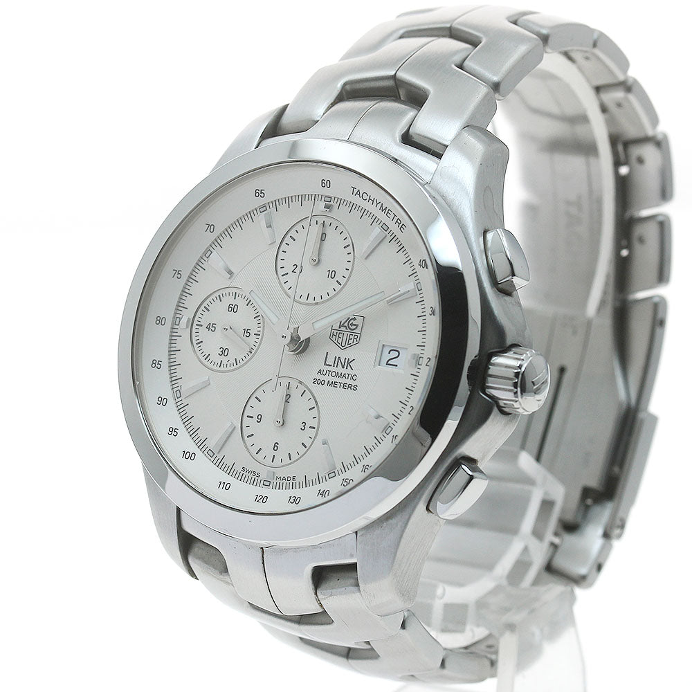 TAG HEUER Link CJF2111 Chronograph Silver Dial Automatic Men's Watch_874808