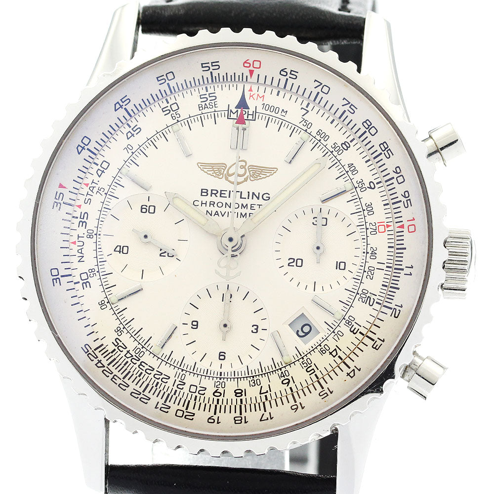 BREITLING Navitimer A23322 Chronograph Silver Dial Automatic Men's Watch_874818