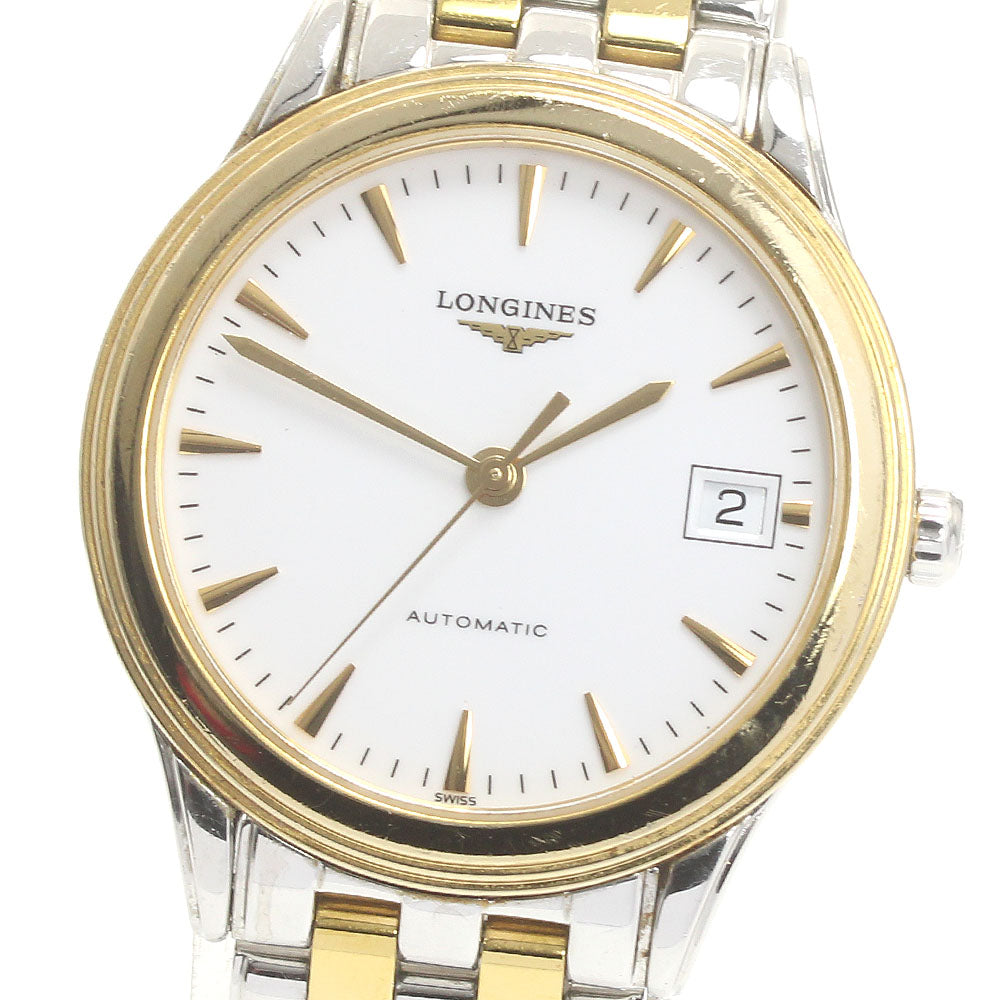 LONGINES Flagship L4.774.3 Date white Dial Automatic Men's Watch_874819