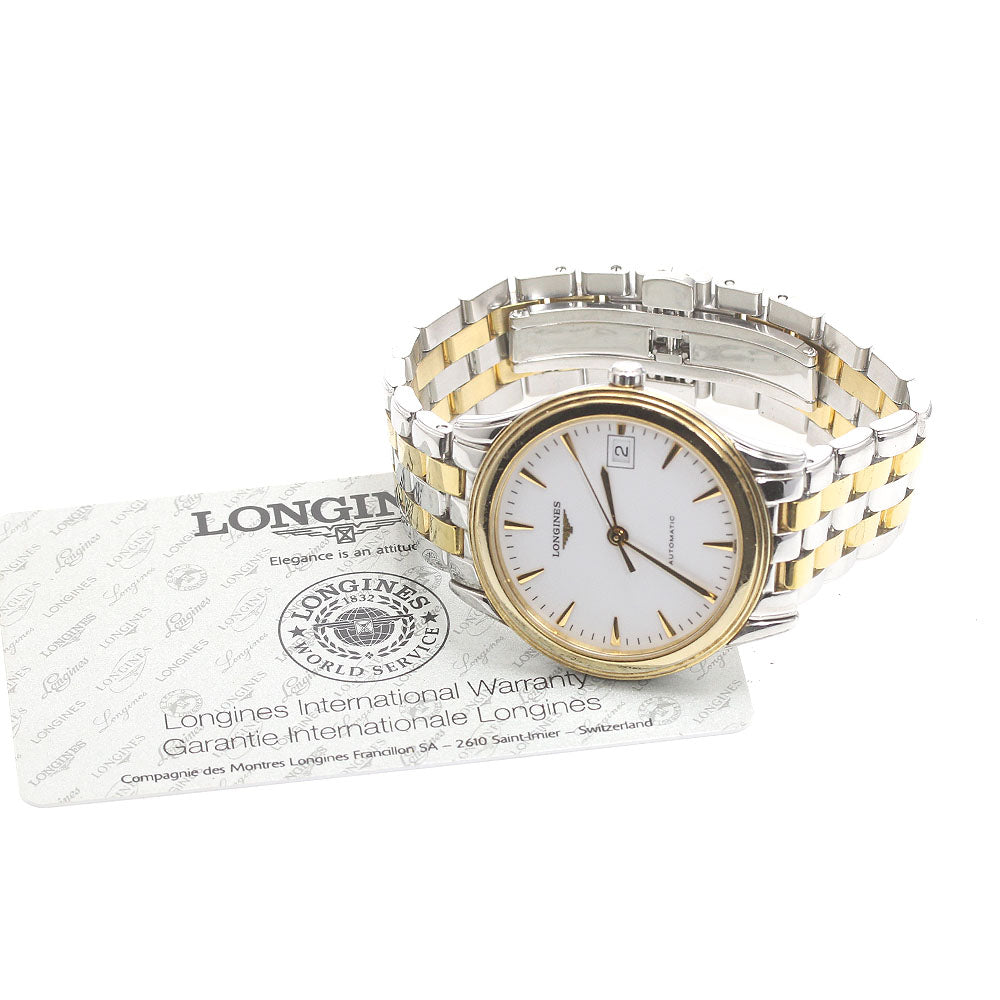LONGINES Flagship L4.774.3 Date white Dial Automatic Men's Watch_874819