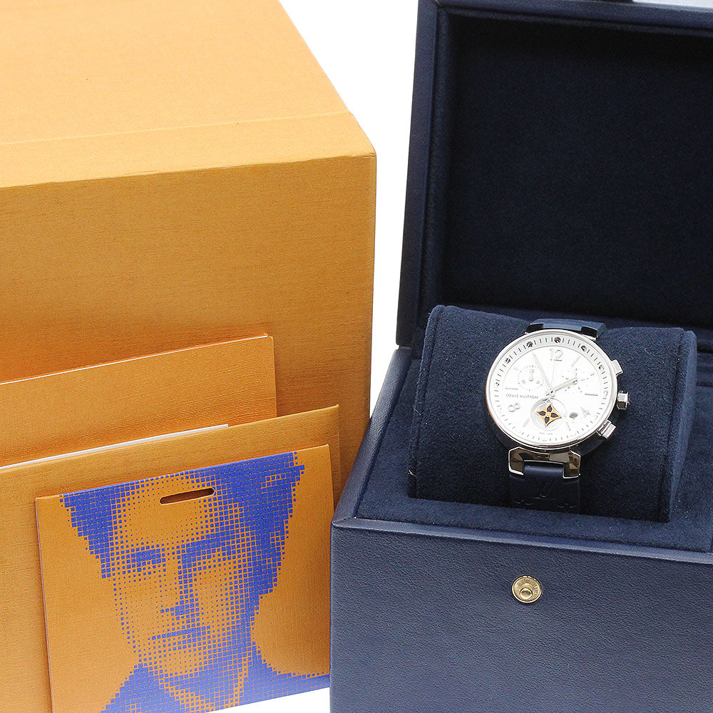 LOUIS VUITTON Tambour Moon Star Q8G00 Date Chronograph Quartz Boy's Watch_874822