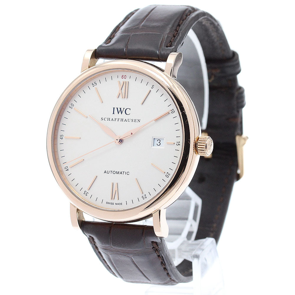 IWC SCHAFFHAUSEN Portofino IW356504 K18PG Date Automatic Men's Watch_874831