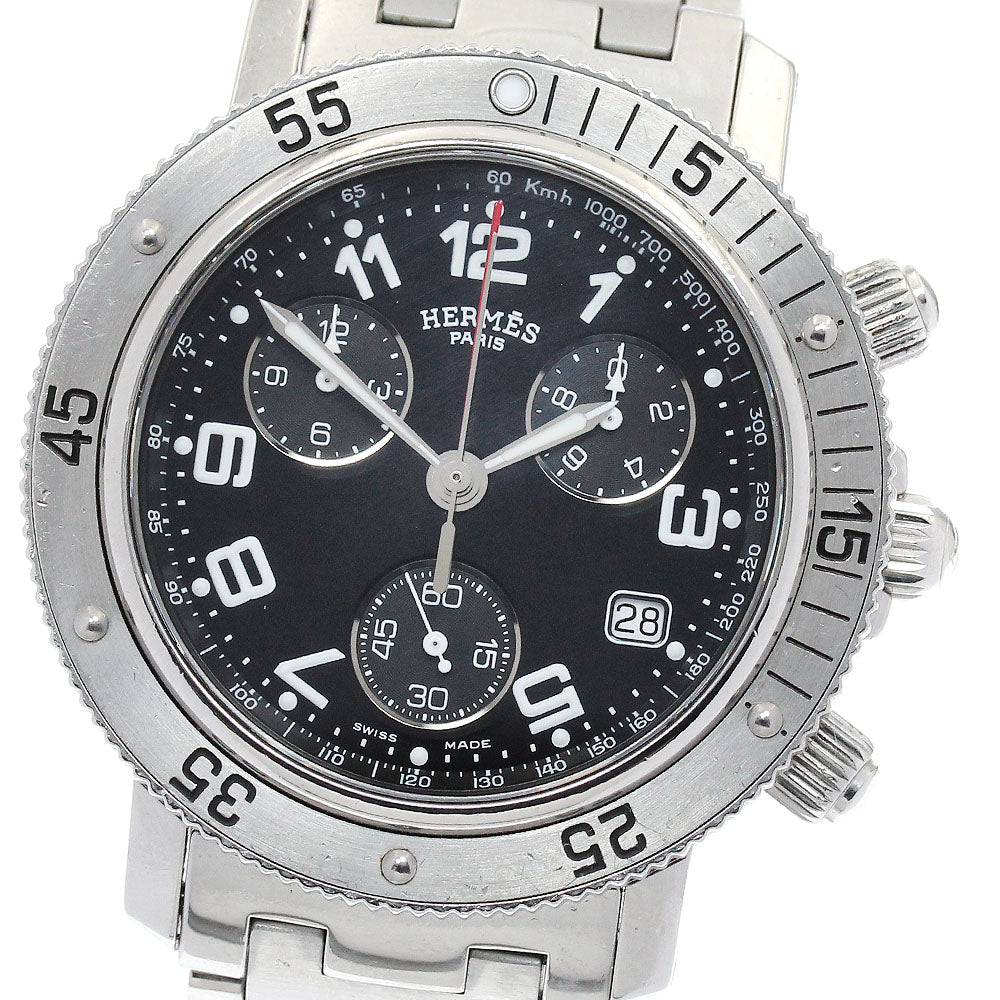 HERMES Clipper diver CL2.910 Date Chronograph Quartz Men's Watch_874846