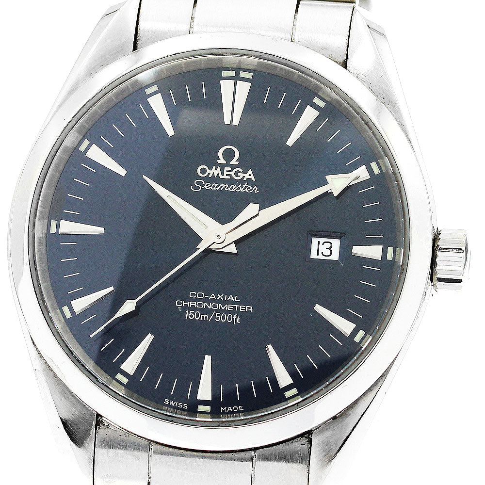 OMEGA Seamaster Aqua Terra 2502.80 Date Navy Dial Automatic Men's Watch_874850