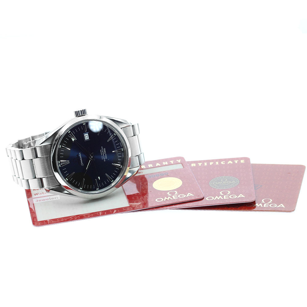OMEGA Seamaster Aqua Terra 2502.80 Date Navy Dial Automatic Men's Watch_874850