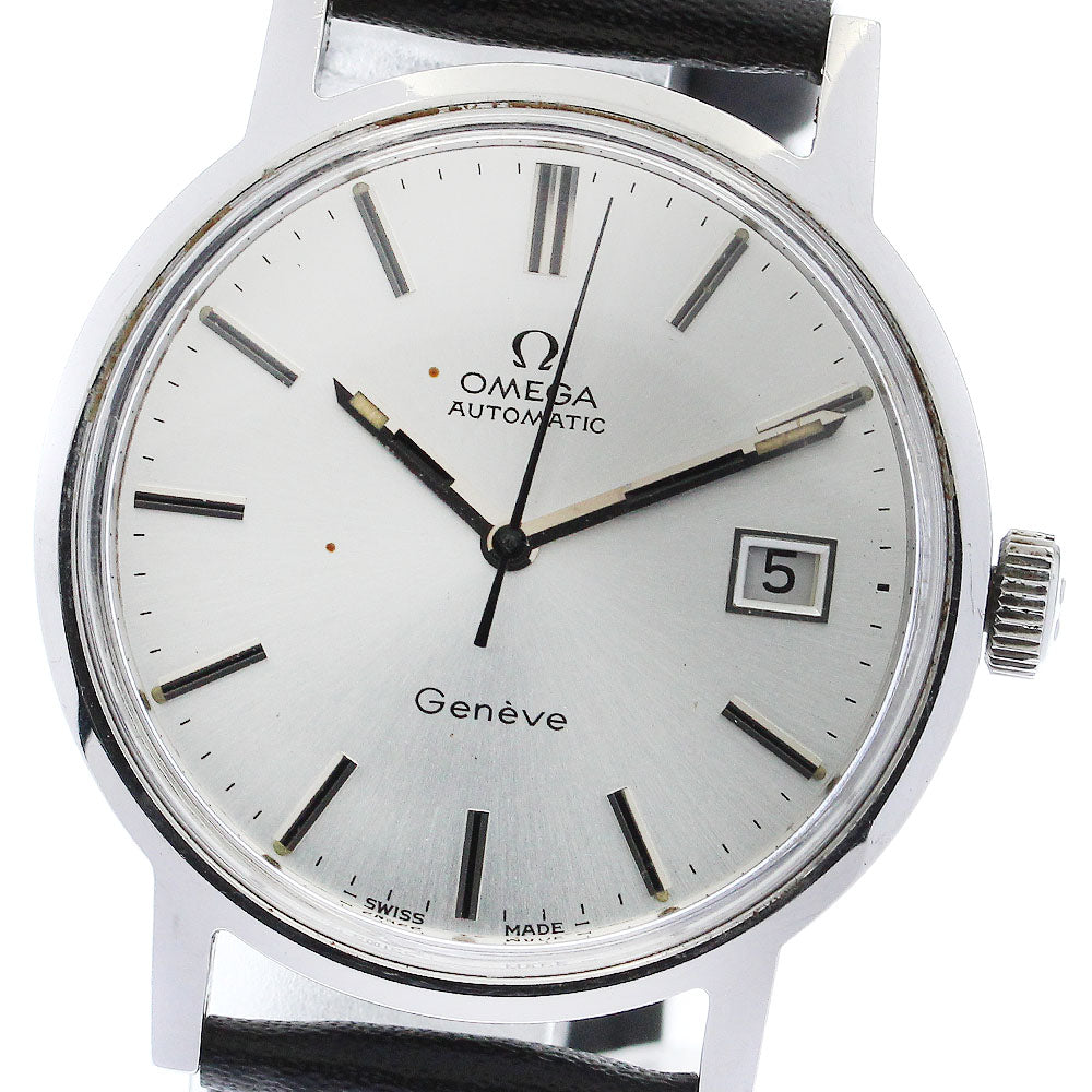 OMEGA Geneve 166.0098 Date Cal.1481 Silver Dial Automatic Men's Watch_874860