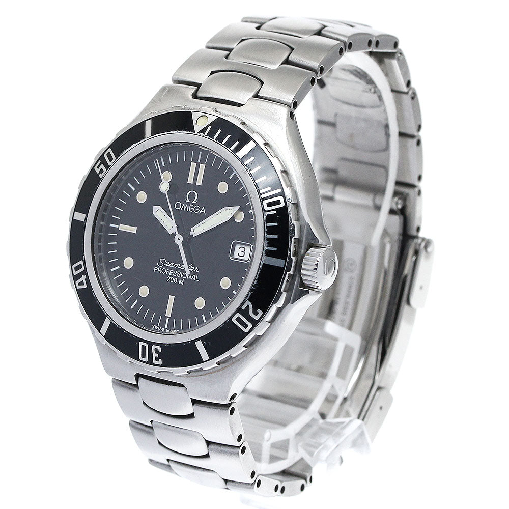 OMEGA Seamaster200 Date black Dial Quartz Men's Watch_874861