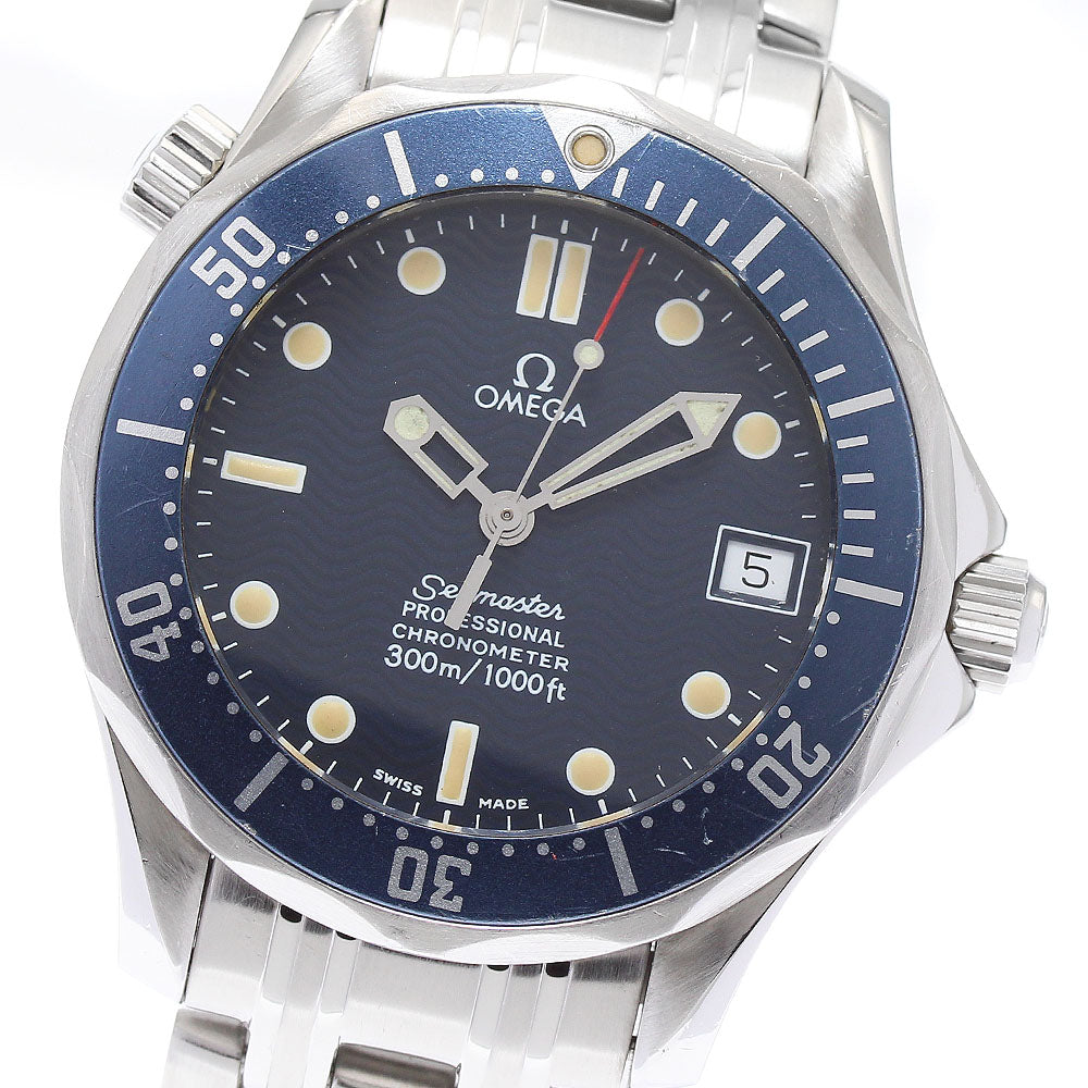 OMEGA Seamaster 300 2551.80 Date Navy Dial Automatic Boy's Watch_874864
