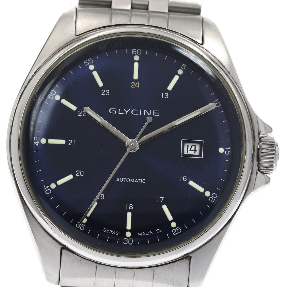 GLYCINE Combat Classic GL0102 Date blue Dial Automatic Men's Watch_874896