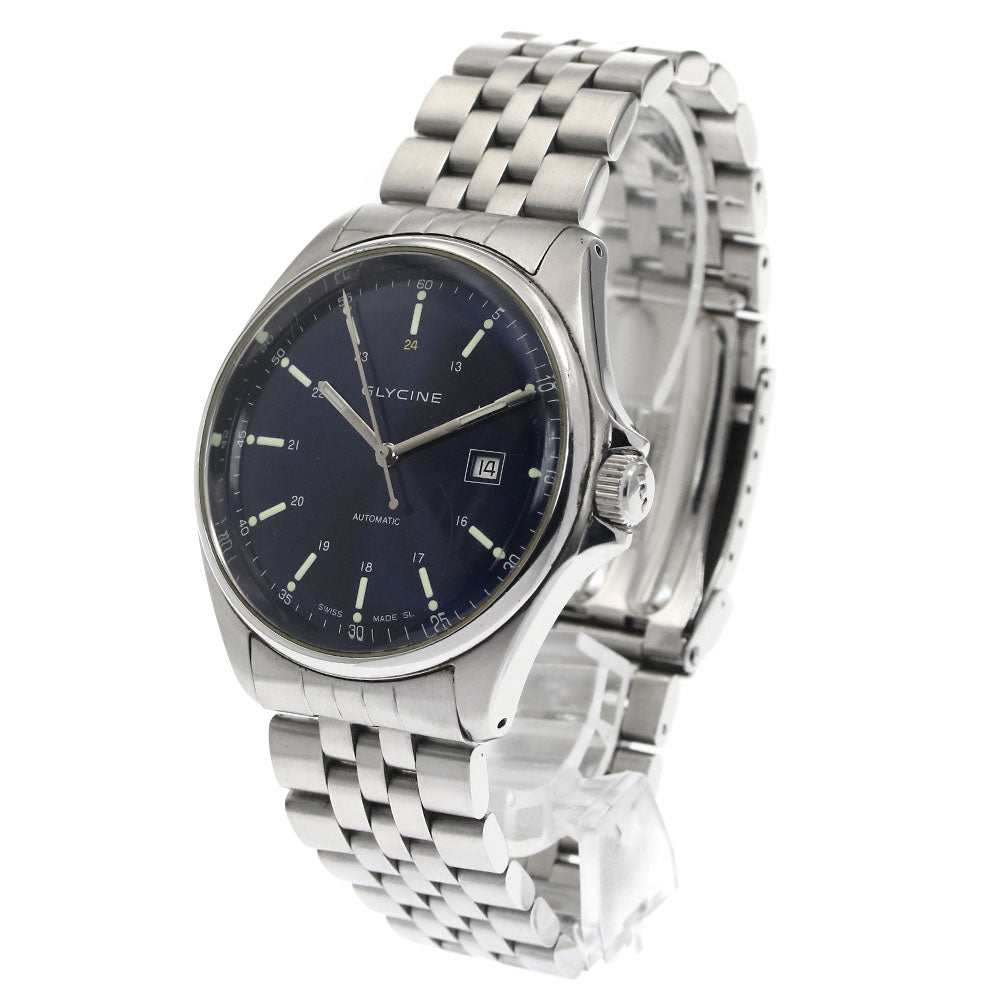 GLYCINE Combat Classic GL0102 Date blue Dial Automatic Men's Watch_874896