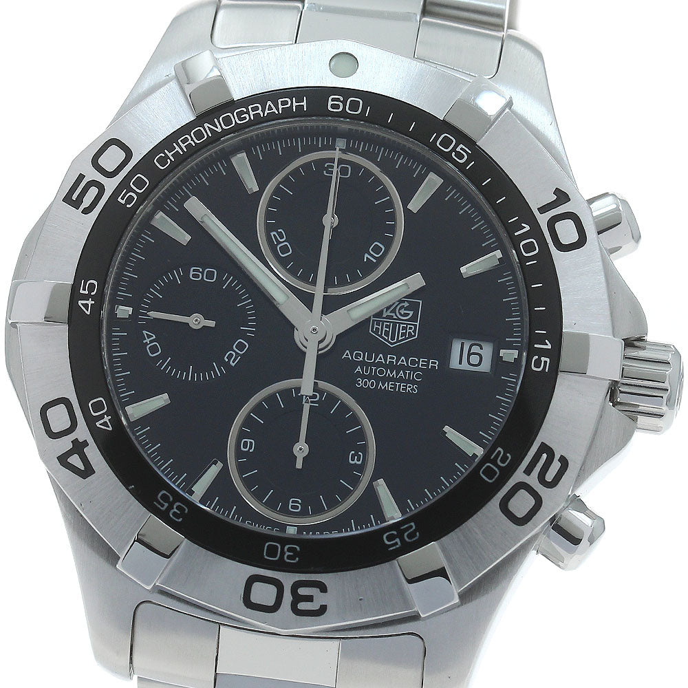 TAG HEUER Aqua racer CAF2110 Chronograph black Dial Automatic Men's Watch_874912