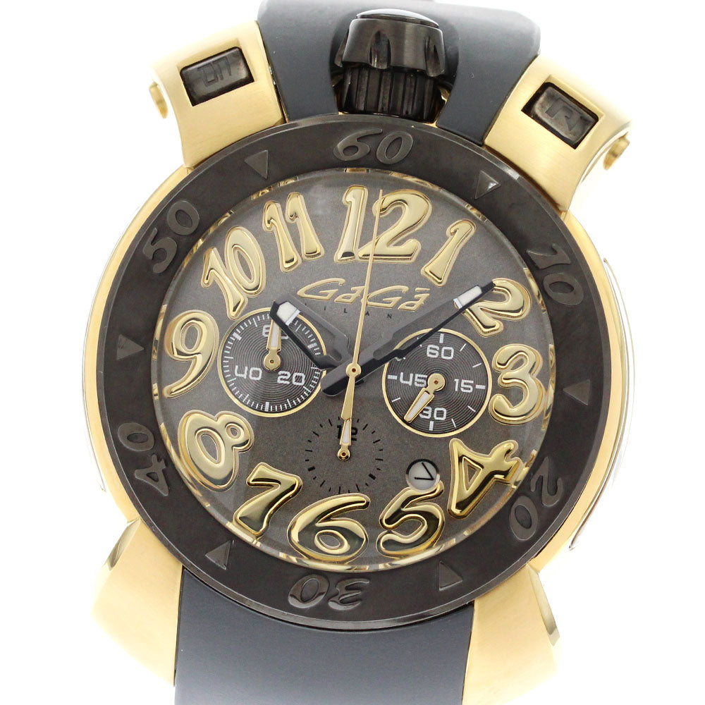 GaGa MILANO Chrono 48mm 8014.01 gray Dial Quartz Men's Watch_874915