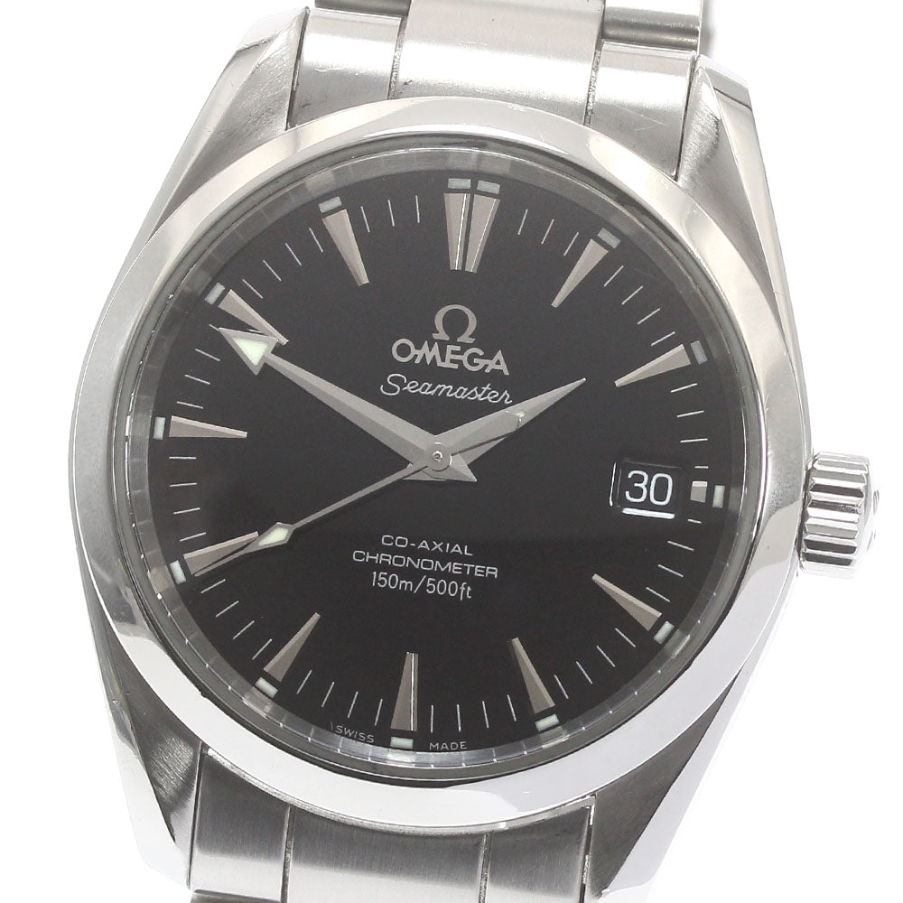 OMEGA Seamaster Aqua Terra 2504.50 Date Black Dial Automatic Boy's Watch_874923