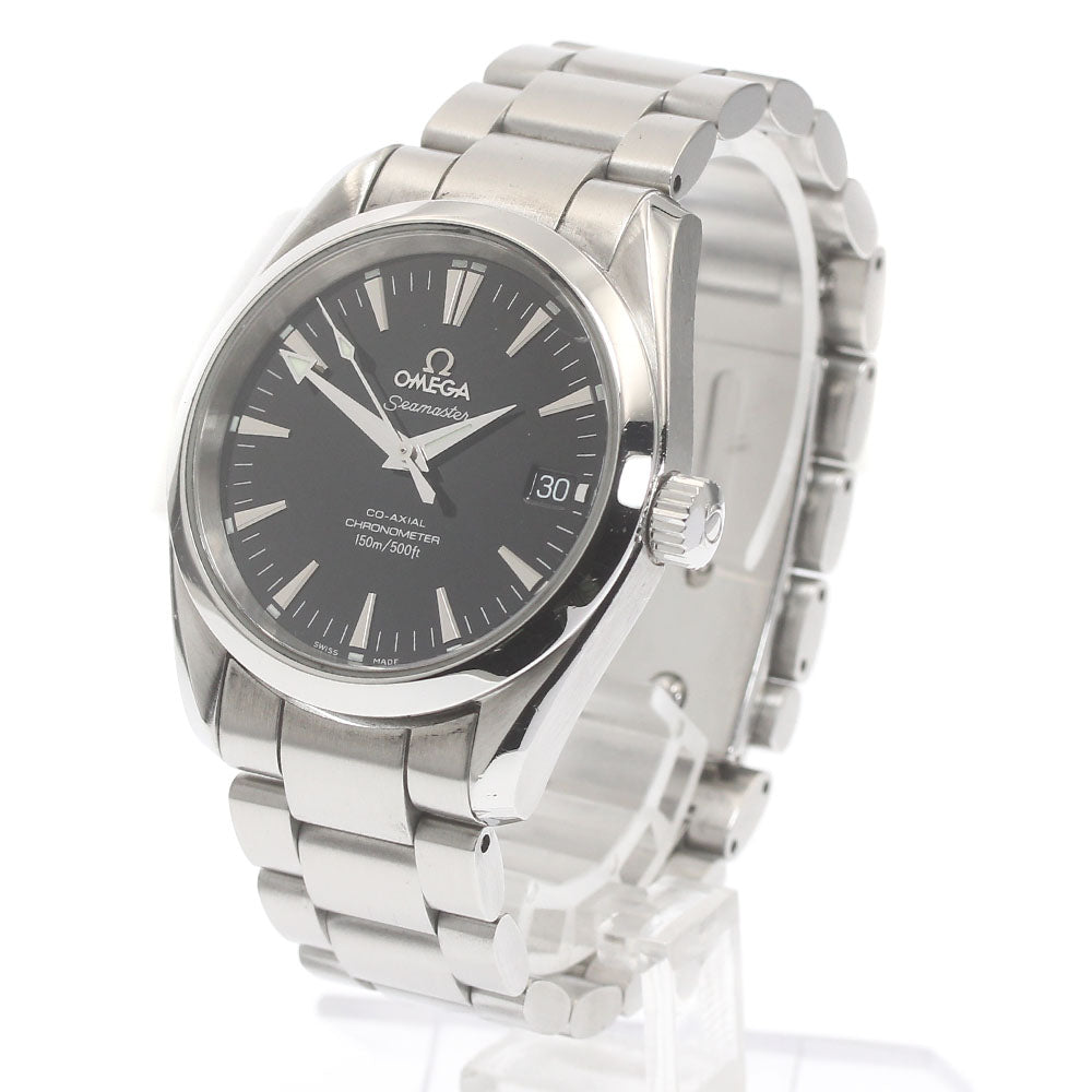 OMEGA Seamaster Aqua Terra 2504.50 Date Black Dial Automatic Boy's Watch_874923