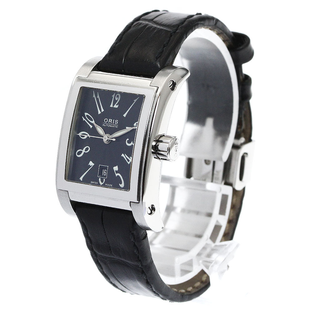 ORIS Rectangle 7526 Date black Dial Automatic Ladies Watch_874937