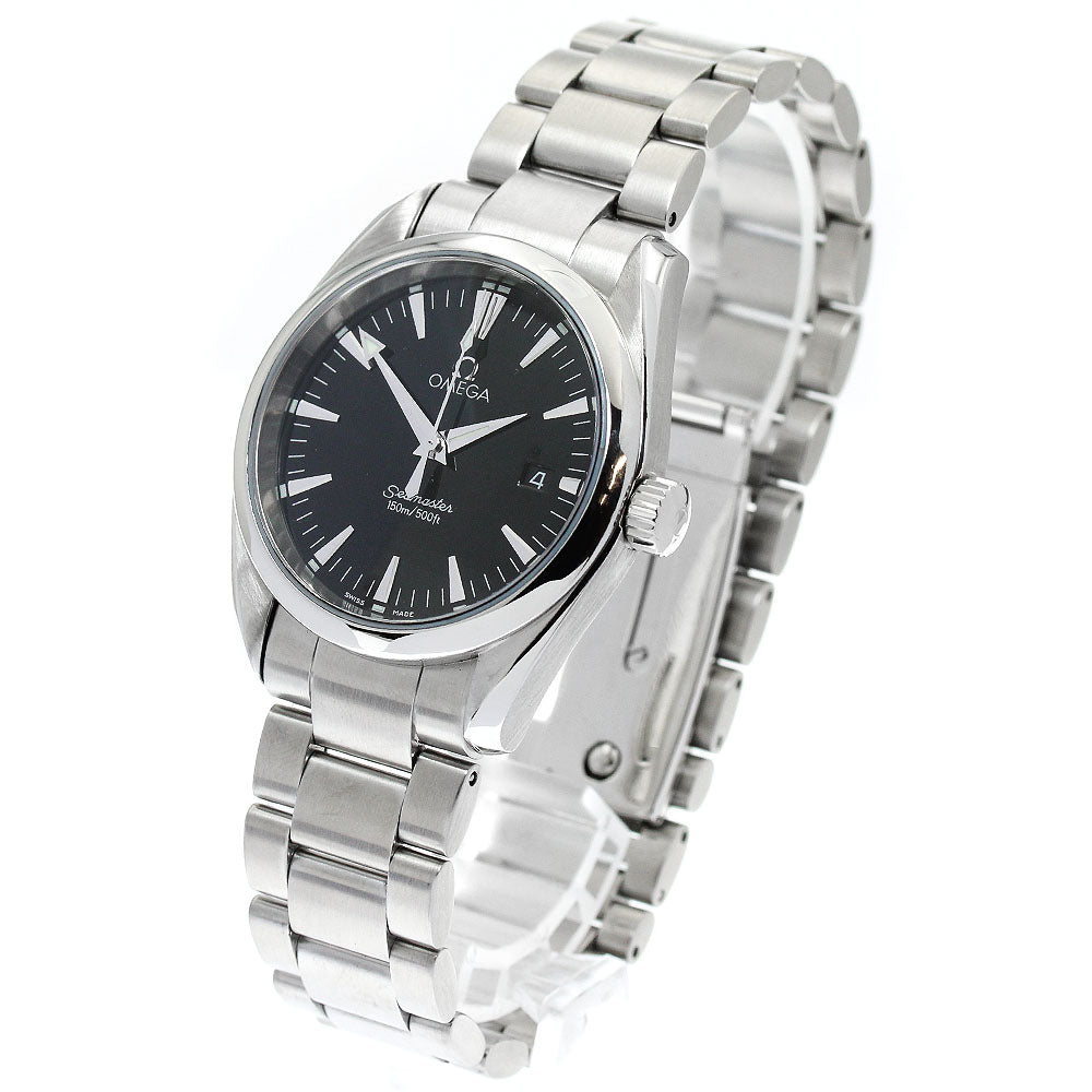 OMEGA Seamaster Aqua Terra 2518.50 Date black Dial Quartz Boy's Watch_874950
