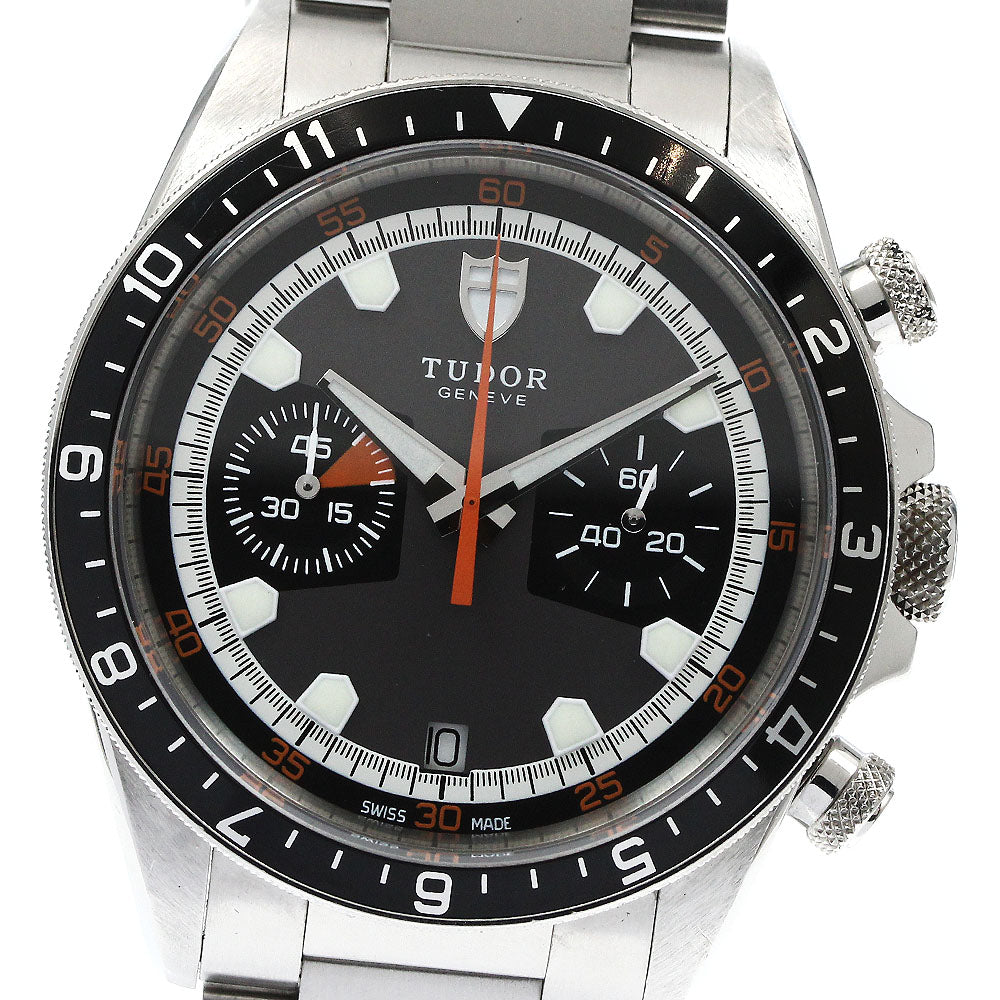 TUDOR Heritage Chrono 70330N Date Gray / black Dial Automatic Men's Watch_874954