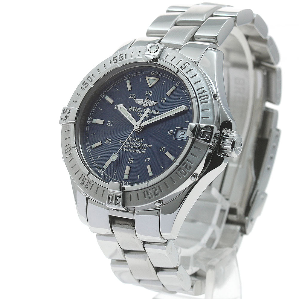 BREITLING Colt Ocean A17350 Date Navy Dial Automatic Men's Watch_874974