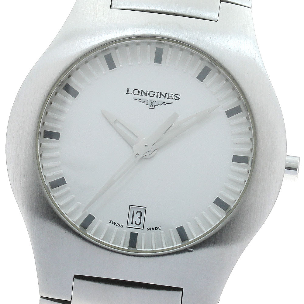 LONGINES Opposition L3.617.4 Date Silver Dial Quartz Men's Watch_874988
