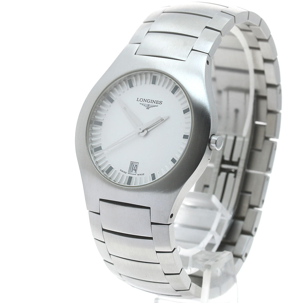 LONGINES Opposition L3.617.4 Date Silver Dial Quartz Men's Watch_874988