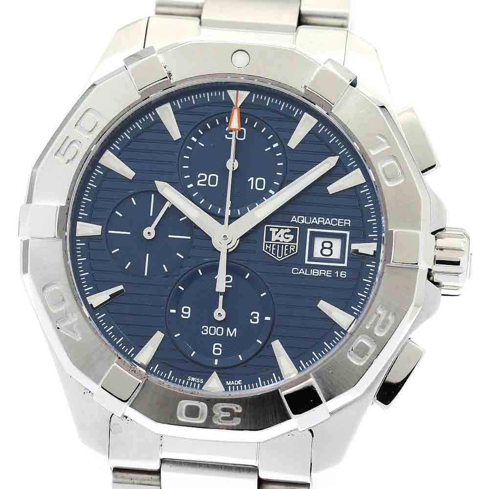 TAG HEUER Aqua Racer CAY2112-2 Chronograph Navy Dial Automatic Men's_875005