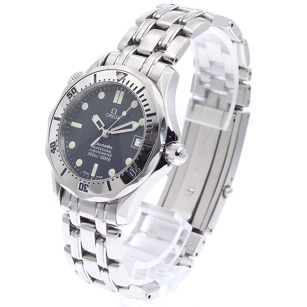 OMEGA Seamaster300 2552.80 Date Navy Dial Automatic Boy's Watch_875042