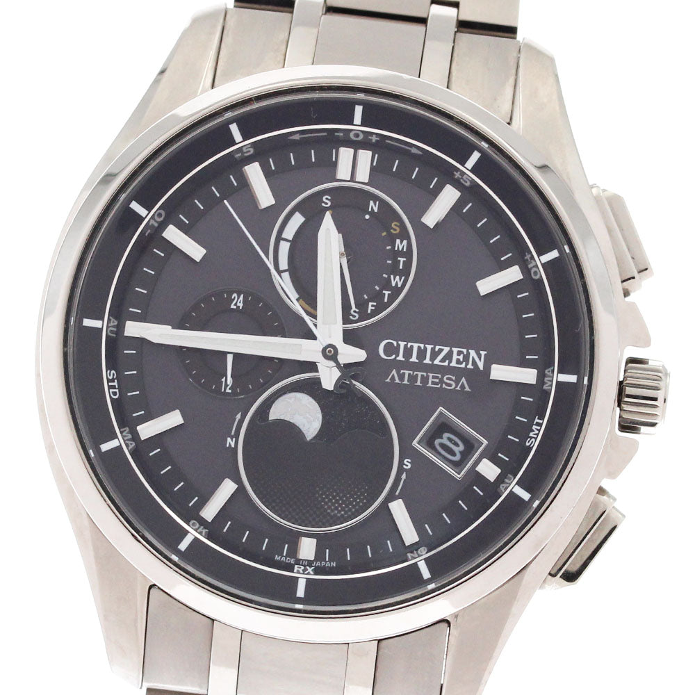 CITIZEN Attesa H874-005HK01/BY1001-66E Solar Powered Radio Men's Watch_875077