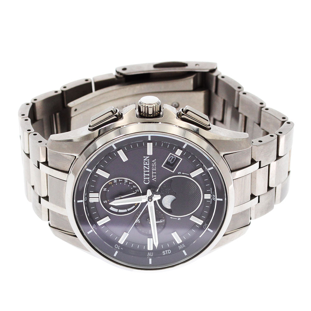 CITIZEN Attesa H874-005HK01/BY1001-66E Solar Powered Radio Men's Watch_875077