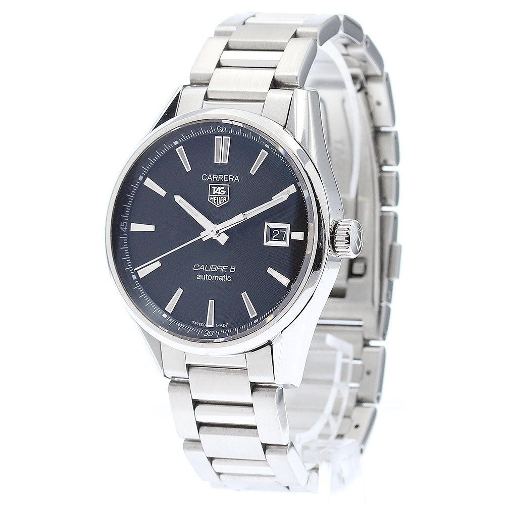 TAG HEUER Carrera Caliber 5 WAR211A-1 black Dial Automatic Men's Watch_875079
