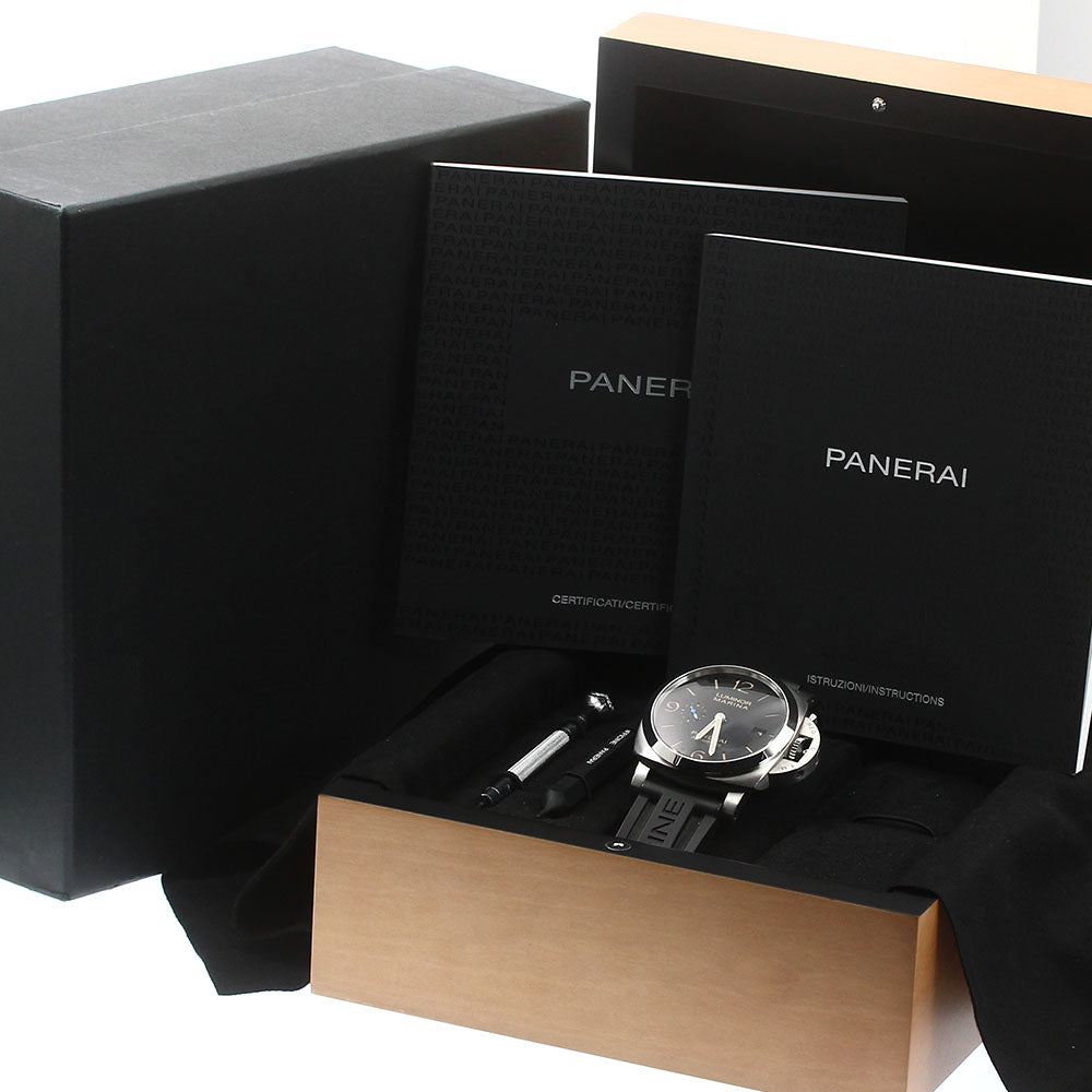PANERAI Luminor Marina 1950 3DAYS Achaio PAM01312 Date black Dial Automatic Men's Watch_875092
