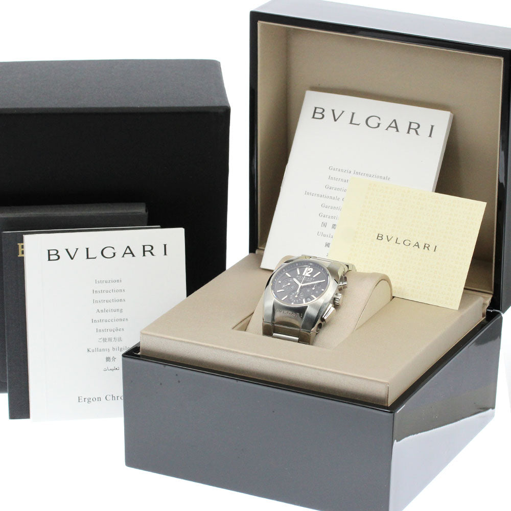 BVLGARI Ergon EG35SCH Chronograph black Dial Automatic Boy's Watch_875099