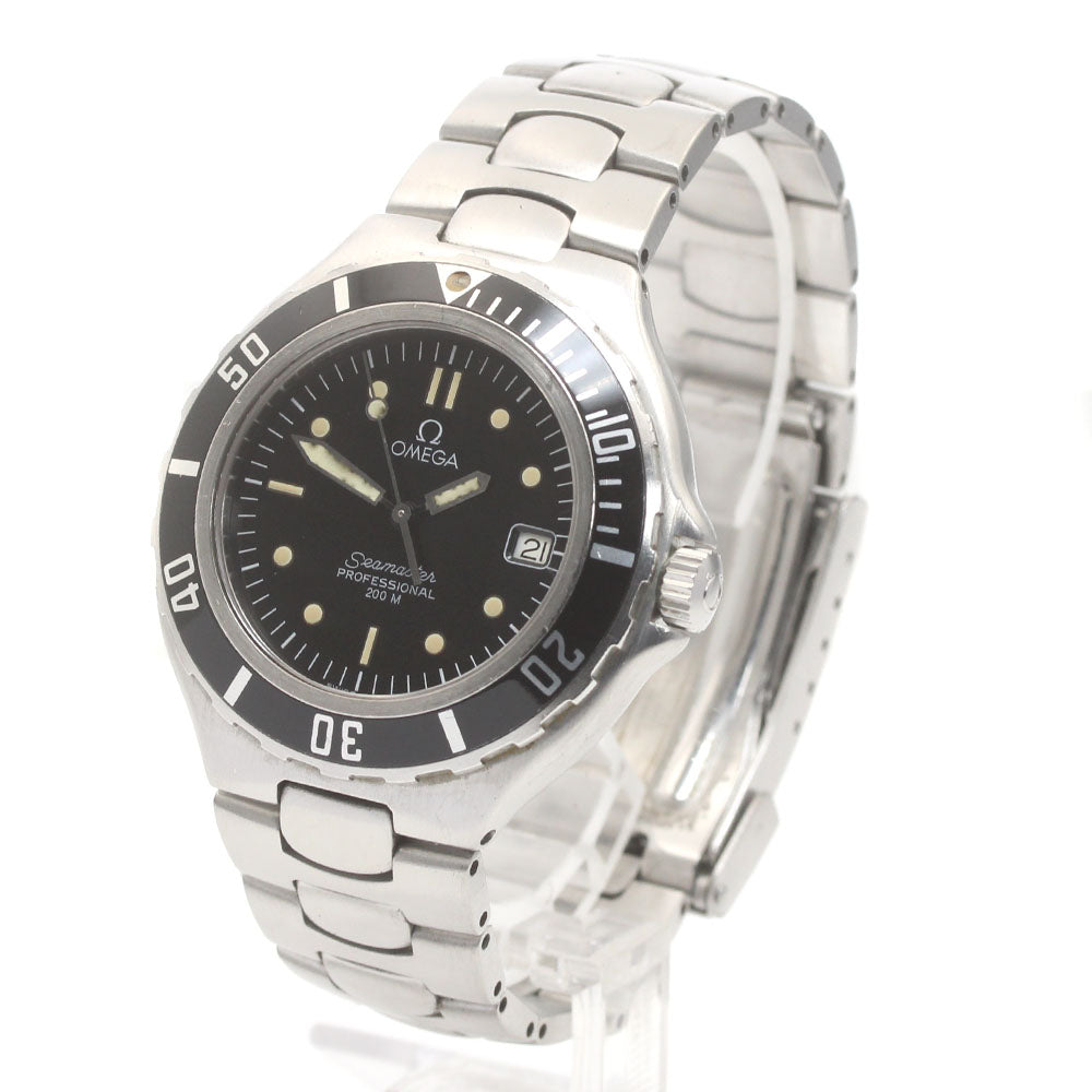 OMEGA Seamaster200 Date black Dial Quartz Men's Watch_875113