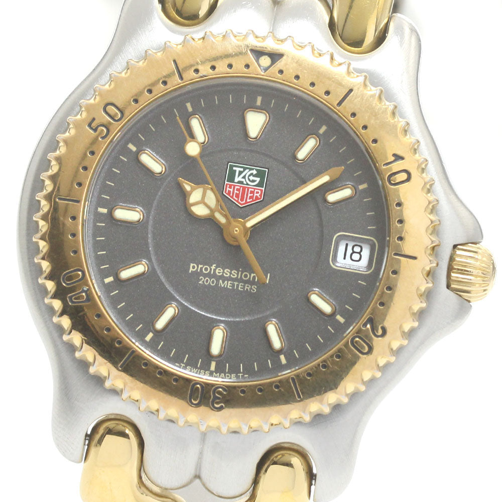 TAG HEUER S/el WG1120-K0 Date Gray Dial Quartz Men's Watch_875167