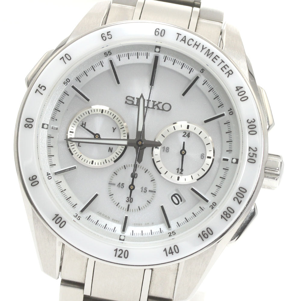 SEIKO Brights SAGA169/8B82-0AP0 Chronograph Solar Powered Radio Men's_875168
