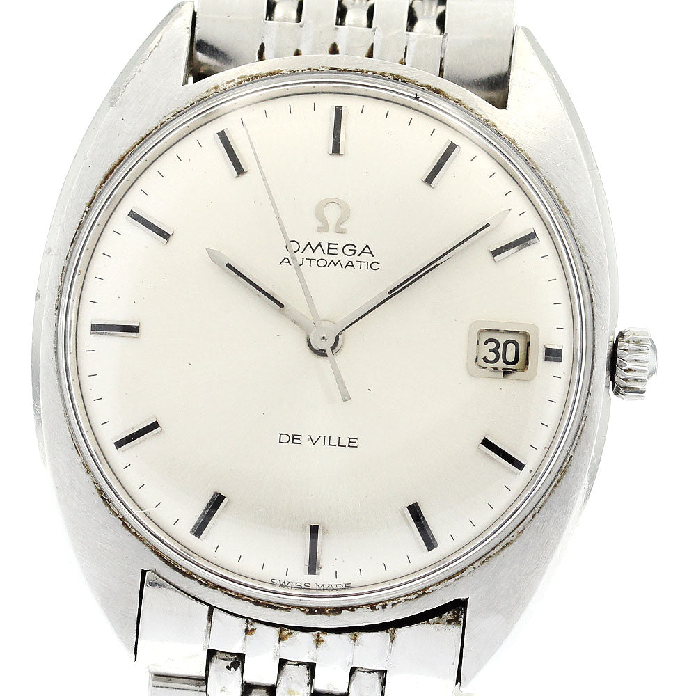 OMEGA De Ville 166.029 cal.565 Rice Bracelet Silver Dial Automatic Men's Watch_875170