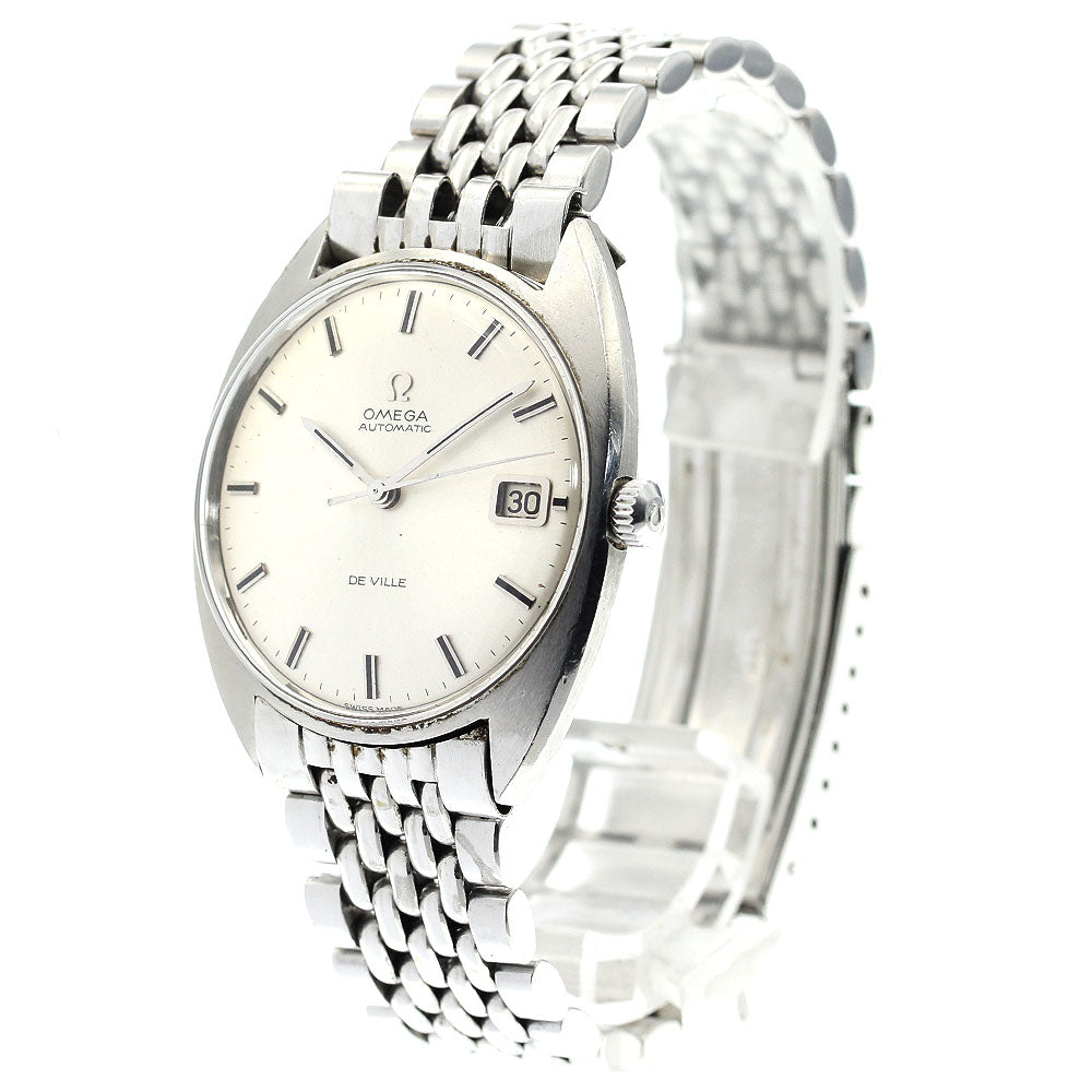 OMEGA De Ville 166.029 cal.565 Rice Bracelet Silver Dial Automatic Men's Watch_875170