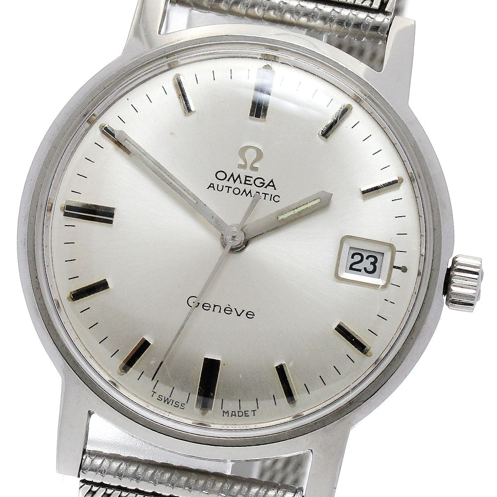 OMEGA Geneve 166.070 Cal.565 Date Silver Dial Automatic Men's Watch_875172
